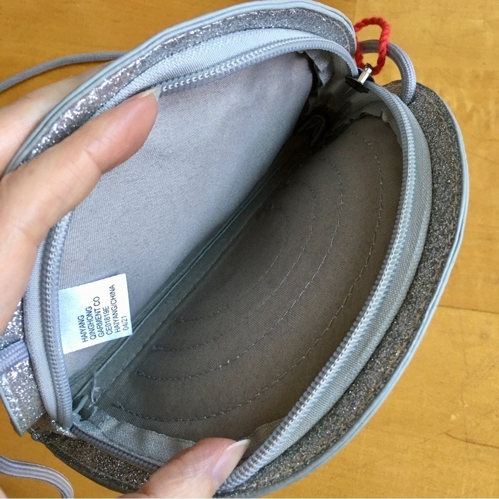 Silver Glitter Rainbow Zip Purse - Picture 10 of 14